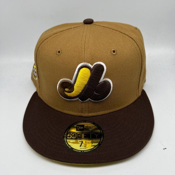 Montreal Expos MLB 1993 7 1/2 59Fifty New Era Hat Fitted Cap Men Used - Picture 2 of 9